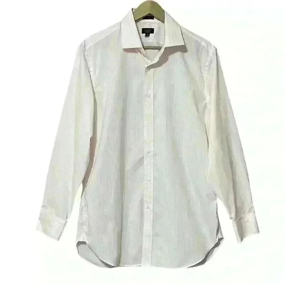 J. Crew Shirt Mens 16/33 Pink Striped Ludlow Slim Long Sleeve Button Up Occasion - Picture 1 of 8